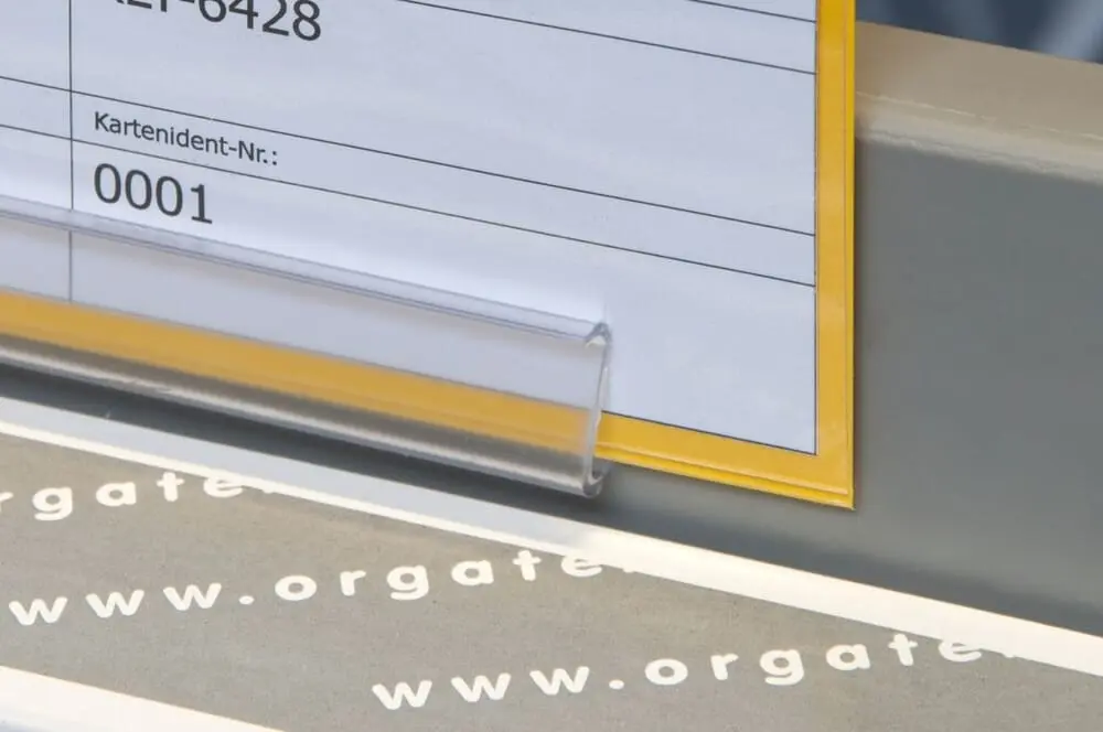 Kan-Clip75: clip adesiva per cartellini su contenitori e pallet
