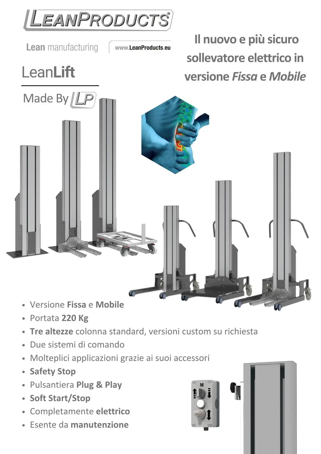 Copertina catalogo Lean Lift